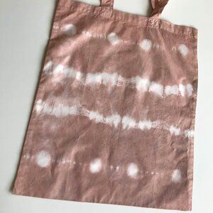 Artist Made Cotton Tote, Hand Dyed with Natural Dyes, Shopping and Travel